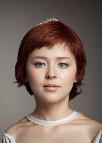 natural cosmetic,girl portrait,girl on a white background,heterochromia,young girl,lilian gish - female,child portrait,child girl,girl in a long,female doll,redhead doll,children's eyes,girl with clot