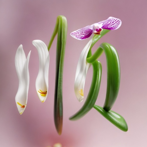 细长茎的兰花,玉石光滑明亮,字上有花,flowers png,easter lilies