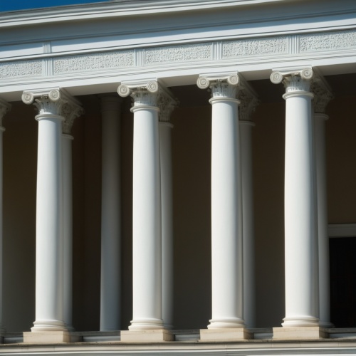 海边,doric columns,columns,classical architecture,colonnade,entablature,three pillars,corinthian order,house with caryatids,pillars,thomas jefferson memorial,roman columns,neoclassical,greek temple,trea