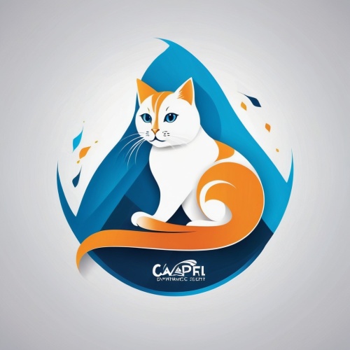 a cat,cat vector,cathair,ciputat,catepan,catliff,cat on a blue background,canidae,catv,caala,catteau,catmull,cartoon cat,catinat,caixa,caru,caipi,catuna,outfox,catanha,caat,Unique,Design,Logo Design